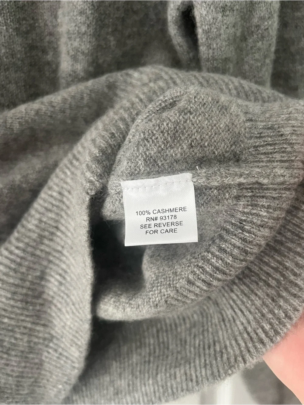 House of Harlow 1960 Gray Crewneck 100% cashmere size small